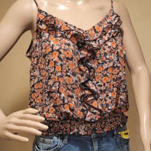 American Rag boho chic sleeveless top with adjustable straps - Medium